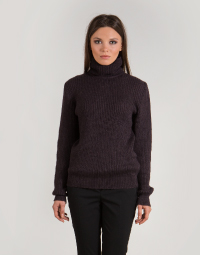 Dark aubergine sweater JANET