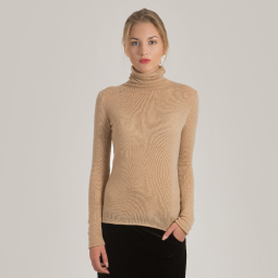 New arrivals: Women's cashmere turtleneck sweater MARGO